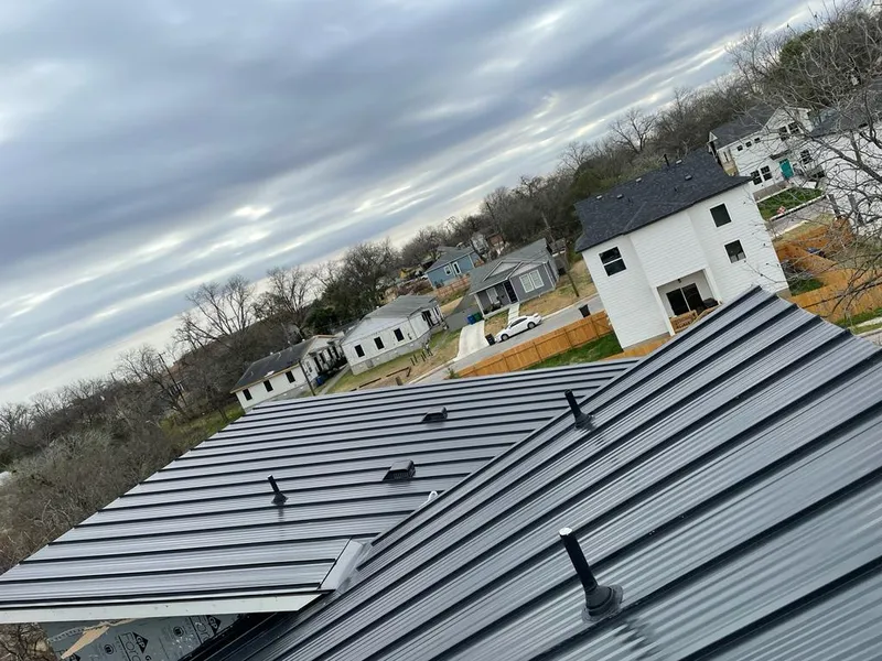 Standing seam metal roof panels with vents for Skylight Repair in West Haverstraw